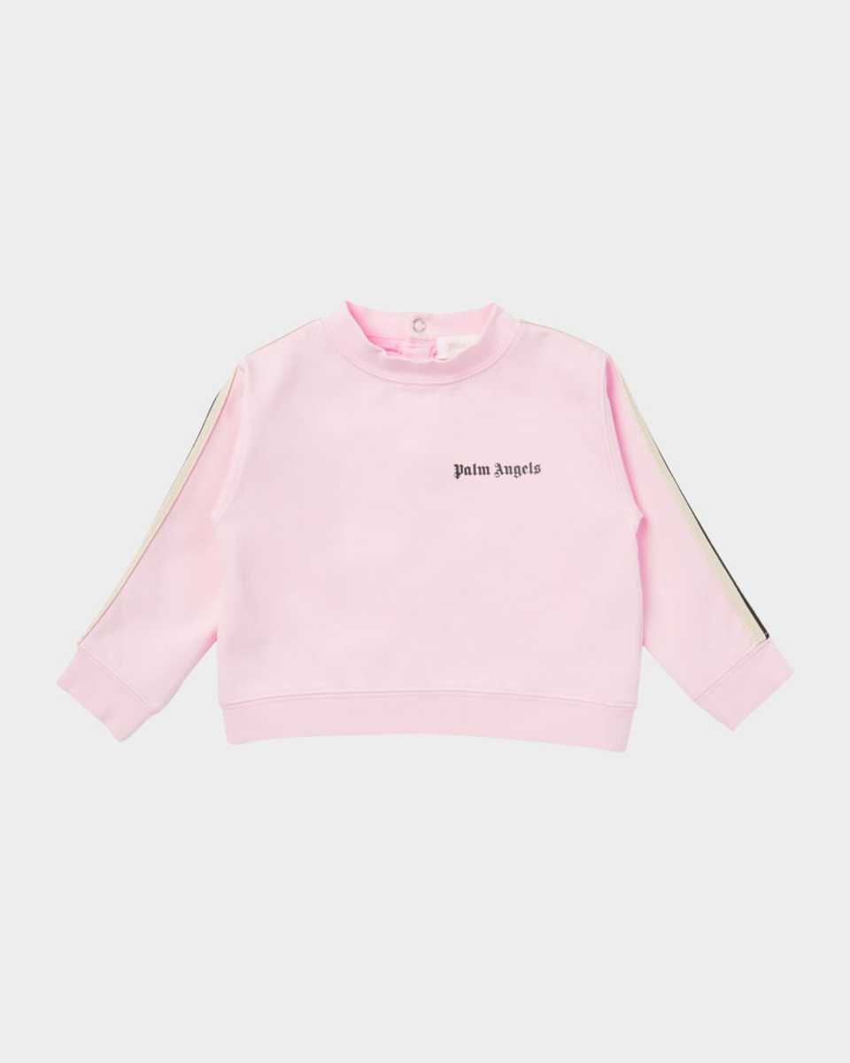 Girl's Logo-Print Track Sweatshirt, Size 3M-3